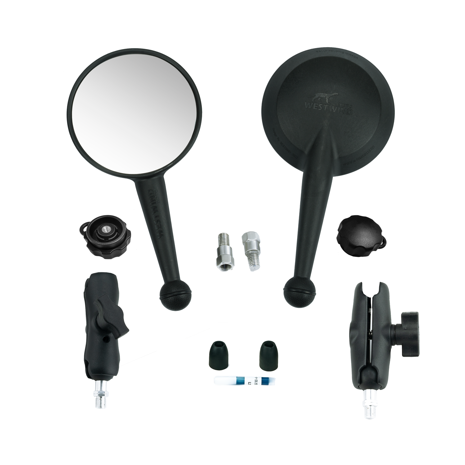 Kit de miroir teinté pliable rond
