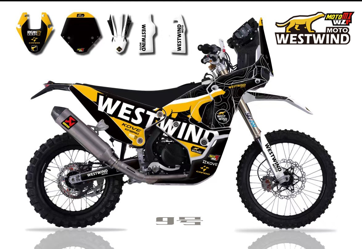 Kit de revêtement vinyle pour moto